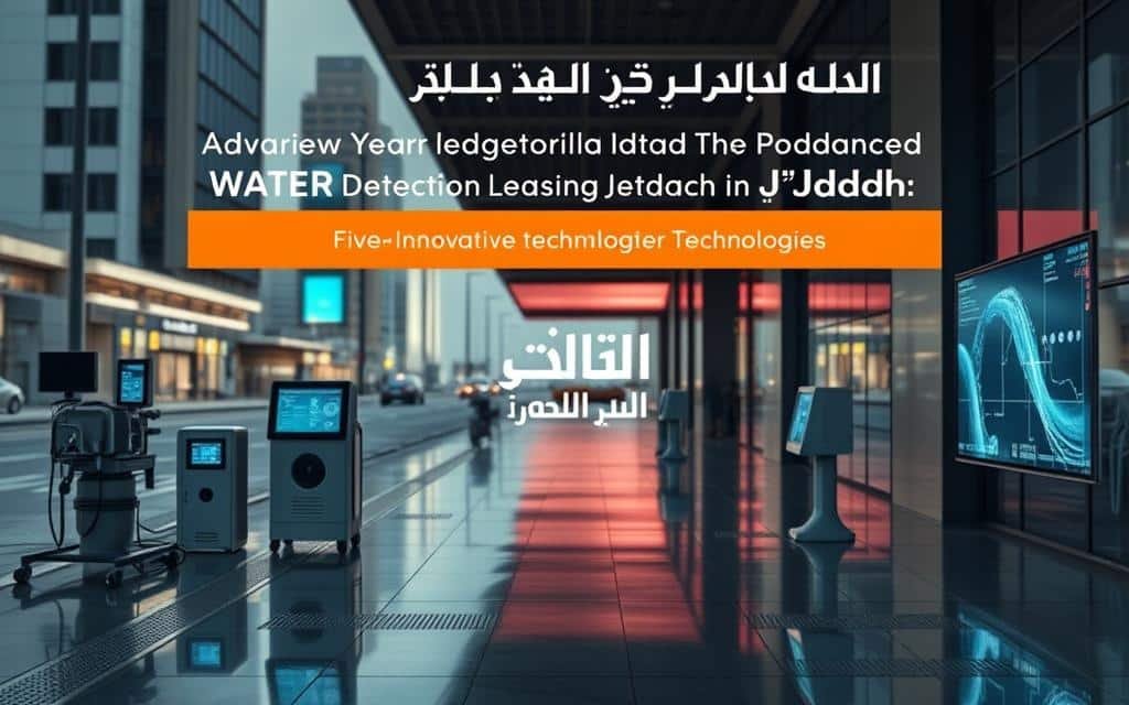 أفضل 5 تقنيات نستخدمها لكشف تسربات المياه بجدة بدقة 100%